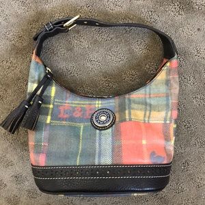 Dooney & Bourke Y2K plaid small hobo shoulder bag